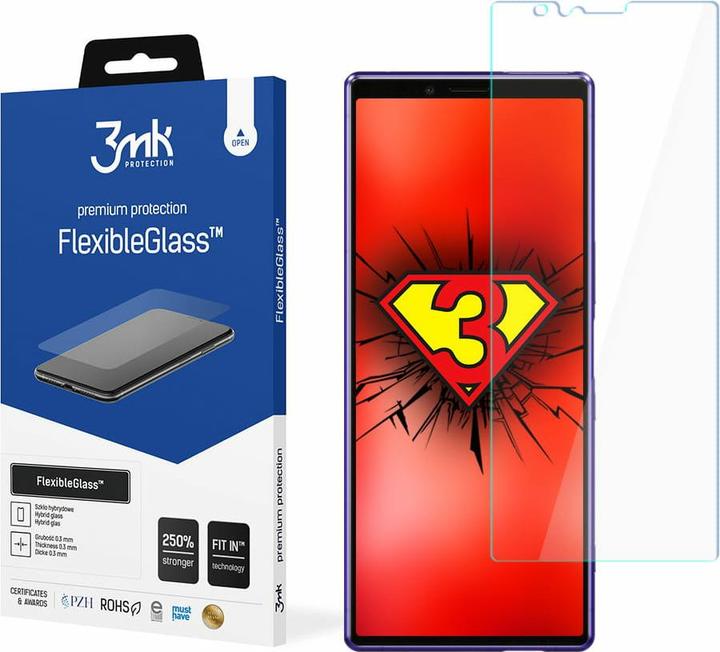 Produktbild 3MK Hybrid Glas Flexibles Glas Sony Xperia 1 (1 Stück, Sony Xperia 1)