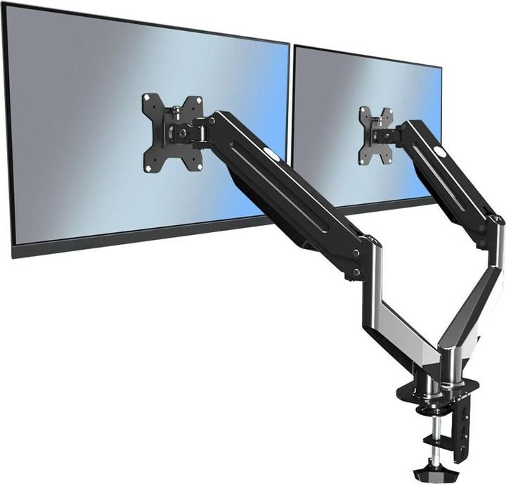 Actual product image Esperanza ERW020 Gas desk mount for two monitors 17-27" up to 6kg (Table, 27.01")