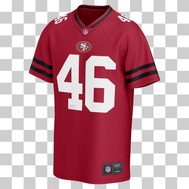 Actual product image Fanatics San Francisco 49ers NFL Poly Mesh Supporters Jersey - XL (XL)