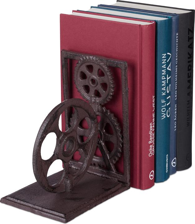 Relaxdays Serre-livres (13 x 10 x 16 cm)