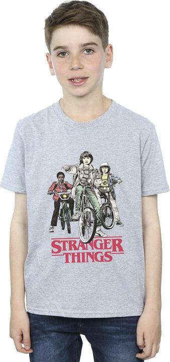 Immagine prodotto Netflix Stranger Things Retro Bikers Maglietta Ragazzi (140, 146)