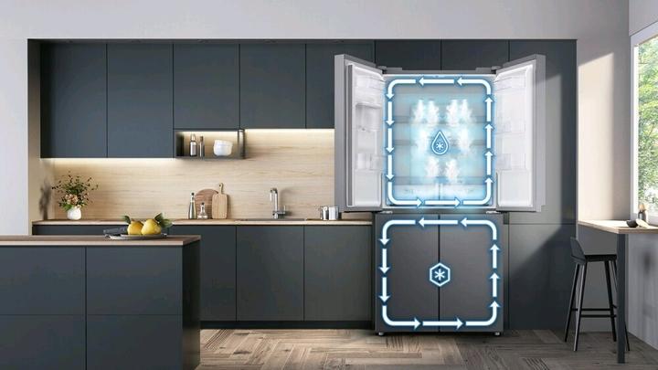 Produktbild Samsung RF48A400EM9 Schlanker 4-türiger Kühlschrank 488 (488 l)