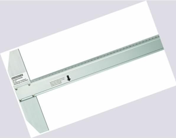 Immagine prodotto Rumold Guida di disegno in alluminio da 100 cm con graduazione (100 cm)