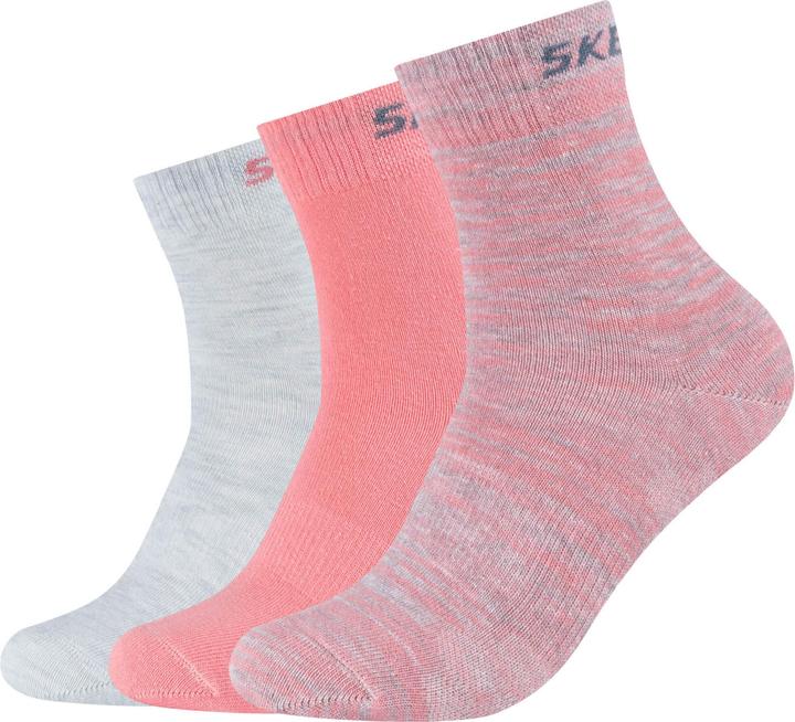 Actual product image Skechers Girls Mesh Ventilation Socks 3p (pack of 3, 27, 30)