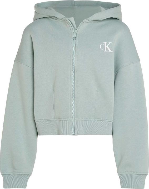 Calvin Klein Hoodie mit durchgehendem Reissverschluss