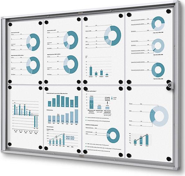 Immagine prodotto eurokraft basic Vetrina informativa per interni (Calamita, Bacheca, 93,5 x 65,5 cm)