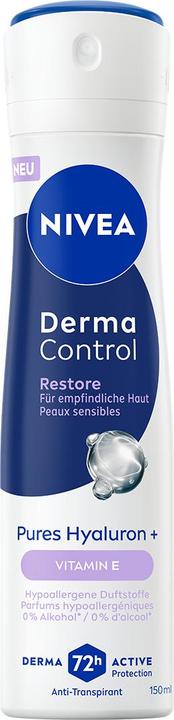 Actual product image NIVEA Deo Derma Control Restore Spray Female 150 ml (Spray, 150 ml)