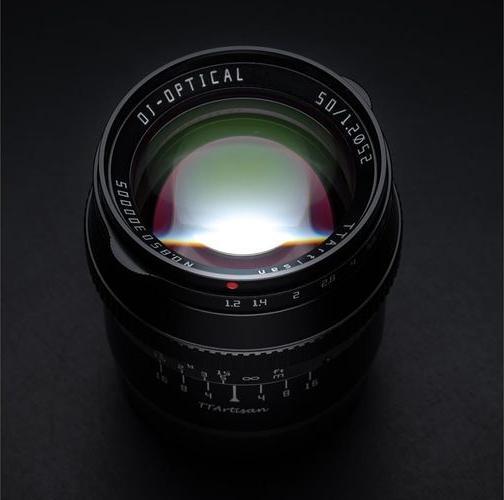 Image du produit TTArtisan 50mm f1.2 pour monture Fuji FX (APS-C) (Fujifilm X, APS-C / DX)