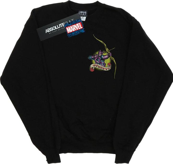 Hawkeye Tattoo Breast Print Sweatshirt (XL)