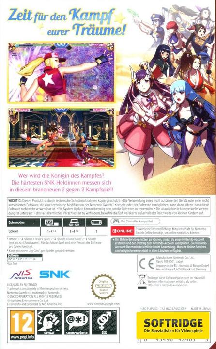 Produktbild Nintendo SNK Heroines - Tag Team Frenzy (Switch, DE)