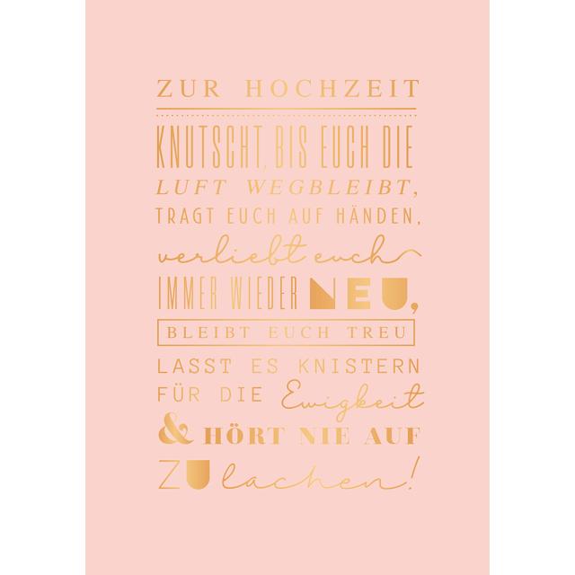 Valeurs nutritives et ingrédients Carte de voeux pour le mariage... - Maxi carte A4 (1 pcs)
