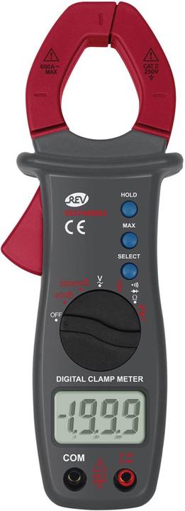 REV Zangenamperemeter digit. sw/rt Stromzange digital CAT II 250 V Anzeige (Co (CAT II 250V)
