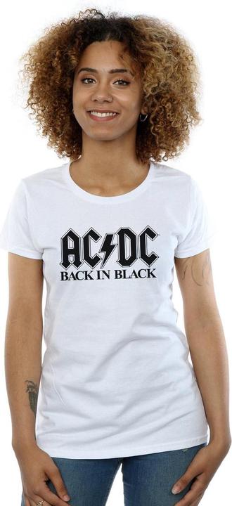 Immagine prodotto AC/DC Maglietta in cotone con logo Back in Black Donna/Ladies (M)