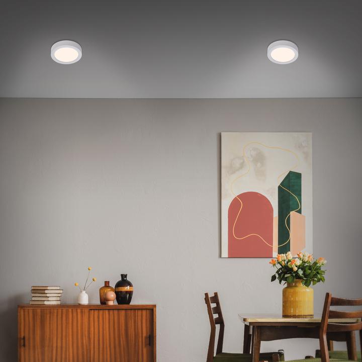 Produktbild Briloner LED Aufbauleuchte, chrom-matt, 1xLED-Platine/12W (1000 lm)