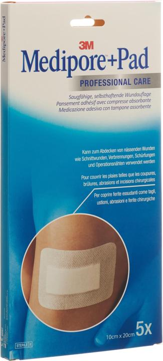 3M 10x20cm Wundkissen 5x15.5cm (5 x)
