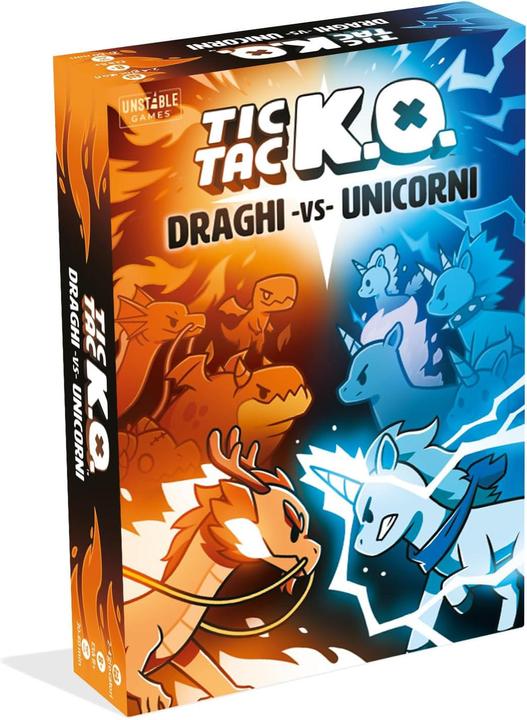 Actual product image Asmodée Tic Tac KO - Dragons Vs. Unicorns