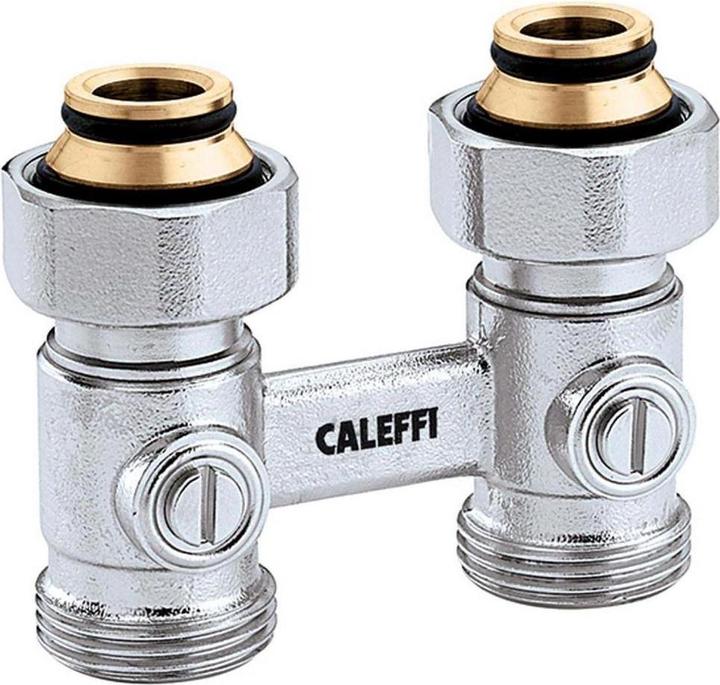 Produktbild Caleffi Zweirohr Hahnblock 3010 Durchgangsform, 3/4Zoll IG