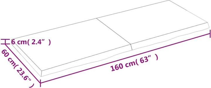 Produktbild VidaXL Emerald (160 x 6 x 60 cm)