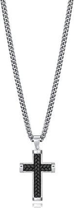 Viceroy Timeless Steel Necklace with Cross Magnum 15111C01010