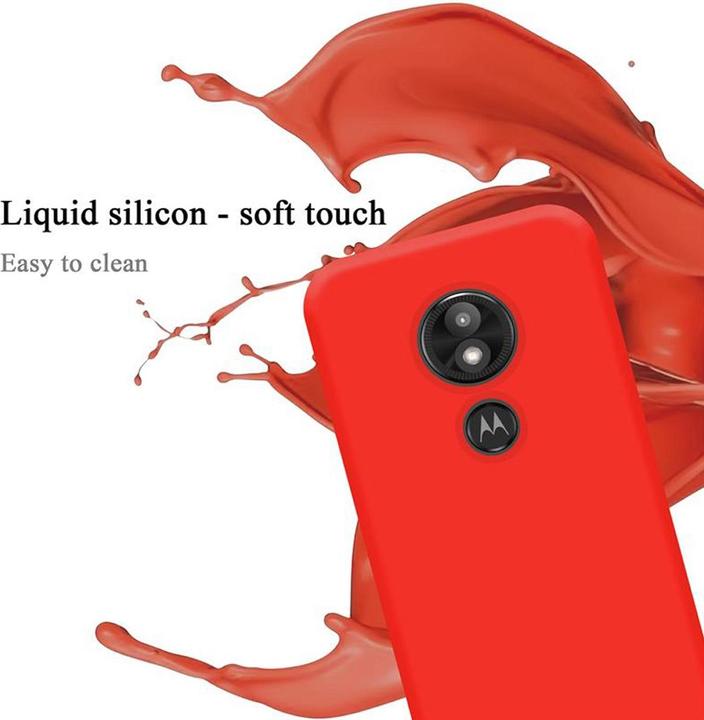 Actual product image Cadorabo TPU Liquid Silicone Case Cover (Motorola Moto E5 Play Go)