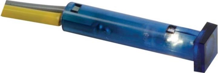 Actual product image Velleman SQUARE 7 x 7mm PANEL CONTROL LAMP 12V BLUE
