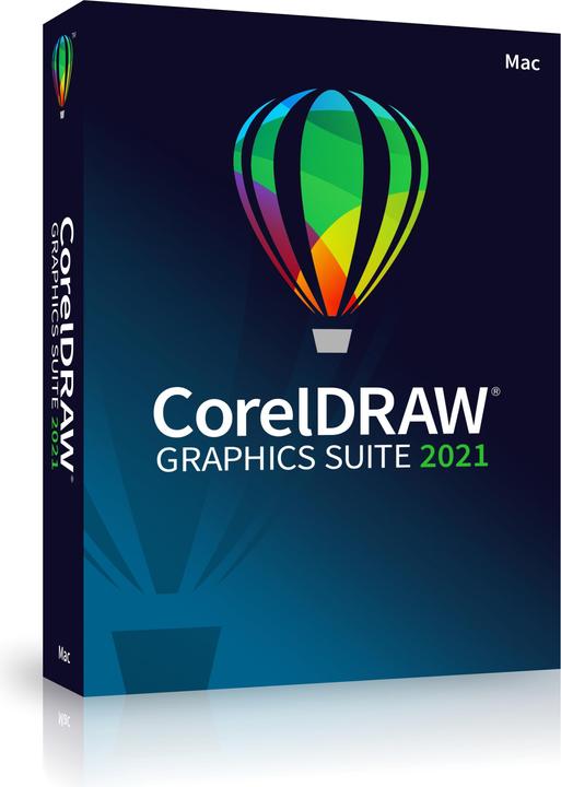 Actual product image Corel Draw Graphics Suite 2021 Box, Full Version, MAC (1 User, unlimited)