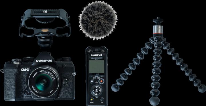 Produktbild Olympus OM-D E-M5 Mark III Vlogger Kit (12 - 45 mm, 20.40 Mpx, Micro Four Thirds)