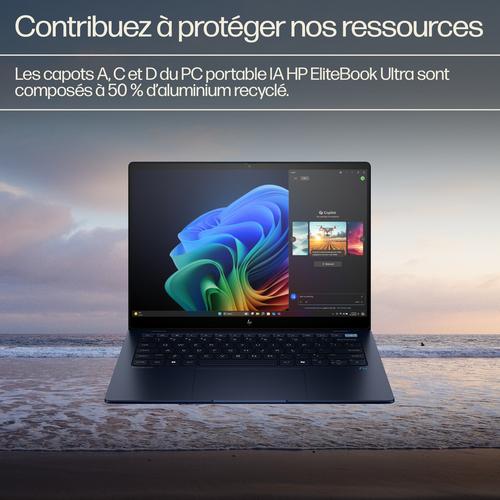 Actual product image HP Elitebook Ultra G1q (14", Snapdragon X Elite X1E-78-100, 16 GB, 512 GB, CH)