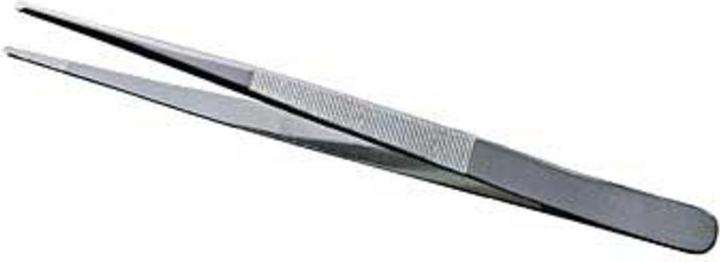 Actual product image Dönges Tweezers, straight, round, X-cut, 140 mm