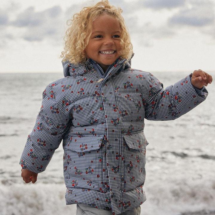 Actual product image Konges Slojd Nutti Down Jacket Blossom Check (92)