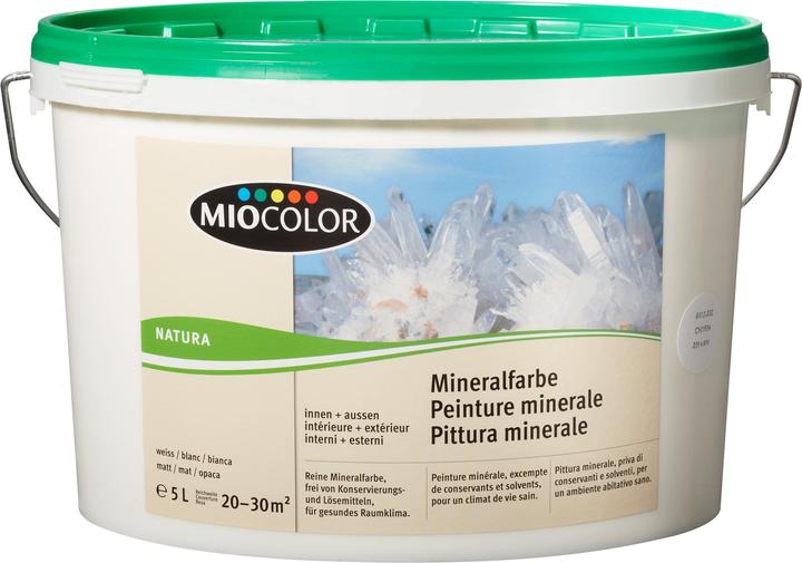 Produktbild Miocolor Natura Mineralfarbe (Weiss, 5 l)