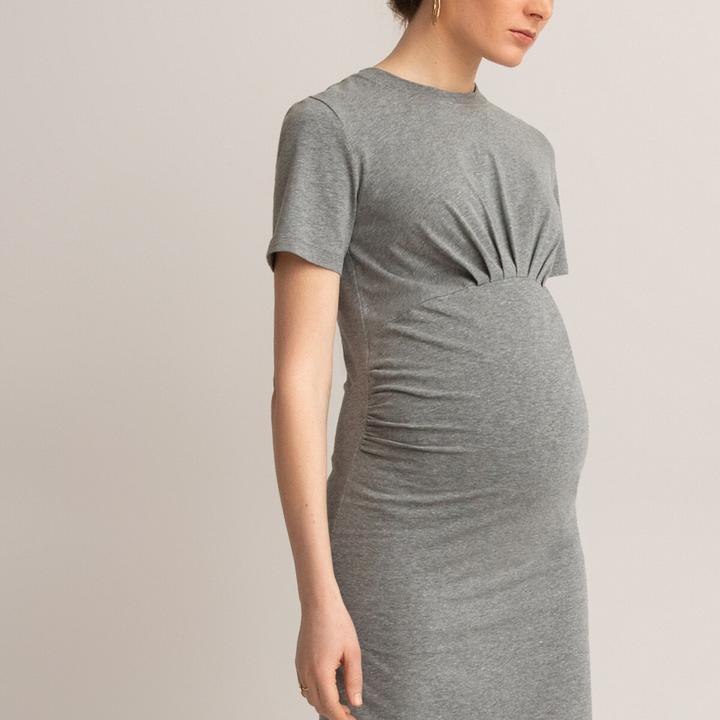 Produktbild La Redoute Collections Umstandskleid mit gerader Schnittform und kurzen Ärmeln (L)