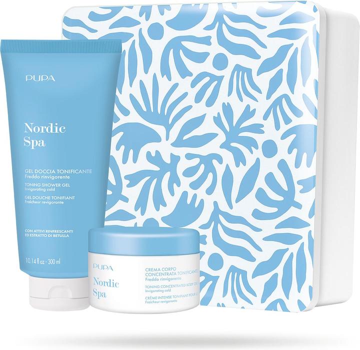 Pupa Milano Pupa Nordic Spa Kit 2 mit tonisierendem Duschgel 300ml und tonisierendem, duftendem Wasser 150ml (Haarpflege set)