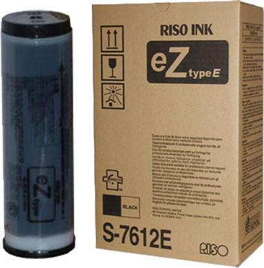 Actual product image riso S-7612 Ink black S7612E - Original - Ink cartridge (FC)