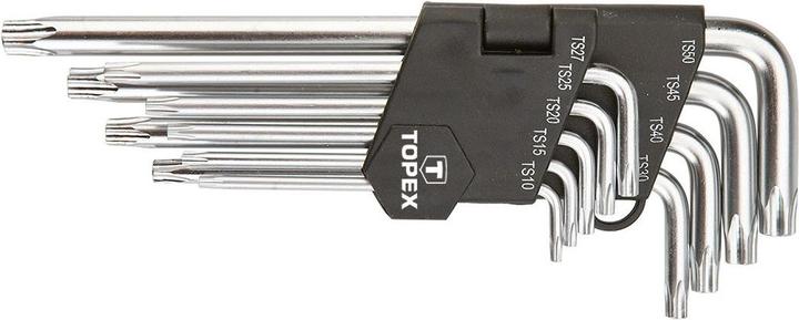 Produktbild Topex Rinkinys langer Fünfkantschlüssel für Durchflussmesser TS10-TS50 9-tlg. (35D951)