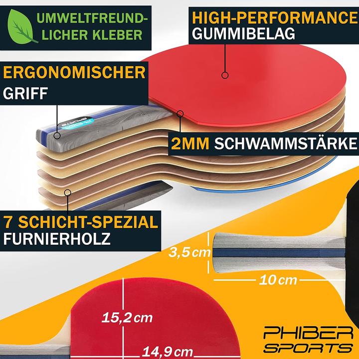 Image du produit Phiber-sports Set de ping-pong