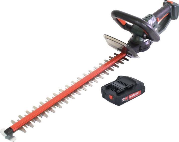 Productafbeelding Metabo HS 18 LTX 45 Accu heggenschaar 18 V 43 cm + 1x accu 2.0 Ah - zonder oplader (Draadloze heggenschaar)
