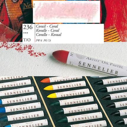 Image du produit Sennelier Oelpastell Taille standard Corail 236 (Corail)
