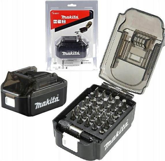 Actual product image Makita B-68317 Rotating bit set "Li-ion battery" 31 pcs. PH0, PH1, PH2, PH3, PZ0, PZ1, PZ2, PZ3, T10, T15 (PH2, PZ2, PH1, T10, PH0, T15, PZ1, PH3, PZ3, PZ0)