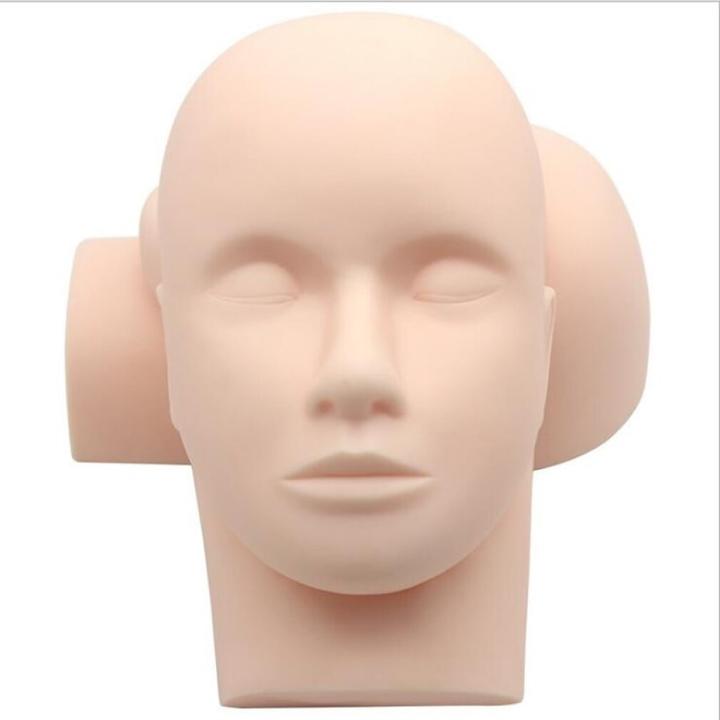 Actual product image Ikonka Training head for eyelash extensions (Artificial eyelashes)