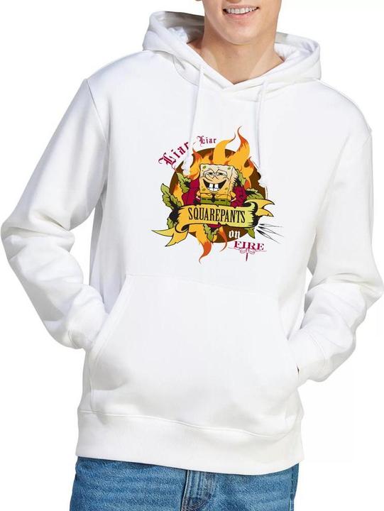 Immagine prodotto Spongebob Squarepants Liar Liar Pants On Fire Felpa con Cappuccio Uomo (L)