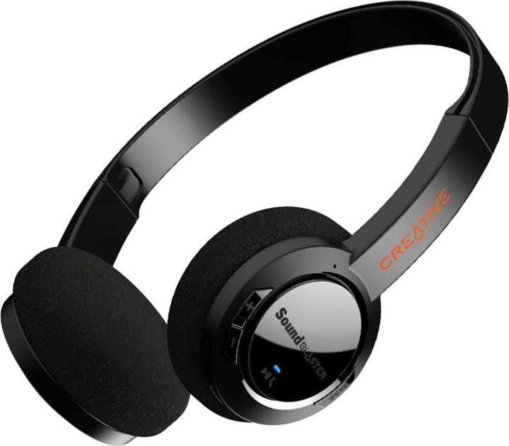 Produktbild Creative SOUND BLASTER JAM V2 Kabelloser Bluetooth-Kopfhörer schwarz (ANC, 22 h, Kabellos, Kabelgebunden)