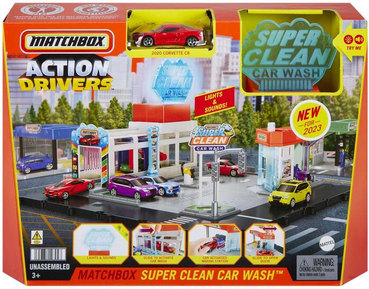 Image du produit Matchbox Action Drivers Super Car Wash Playset