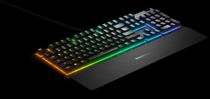 Actual product image SteelSeries Gaming keyboard Apex 3, US layout (US, Cable)