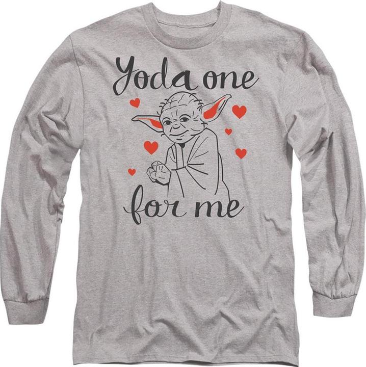 Produktbild Star Wars Yoda One For Me TShirt Valentinstag (L)