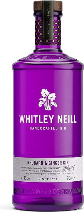 Image du produit Whitley Neill Rhubarbe & Ginger Gin 41,3% vol. 0,7l (6 x 70 cl)