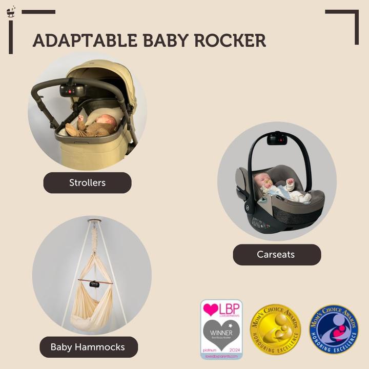 Produktbild ZaZu Kinderwagenschaukler - Baby Rocker