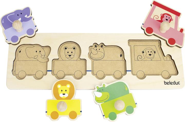 Image du produit Beleduc Puzzle à boutons Train (137 pièces)