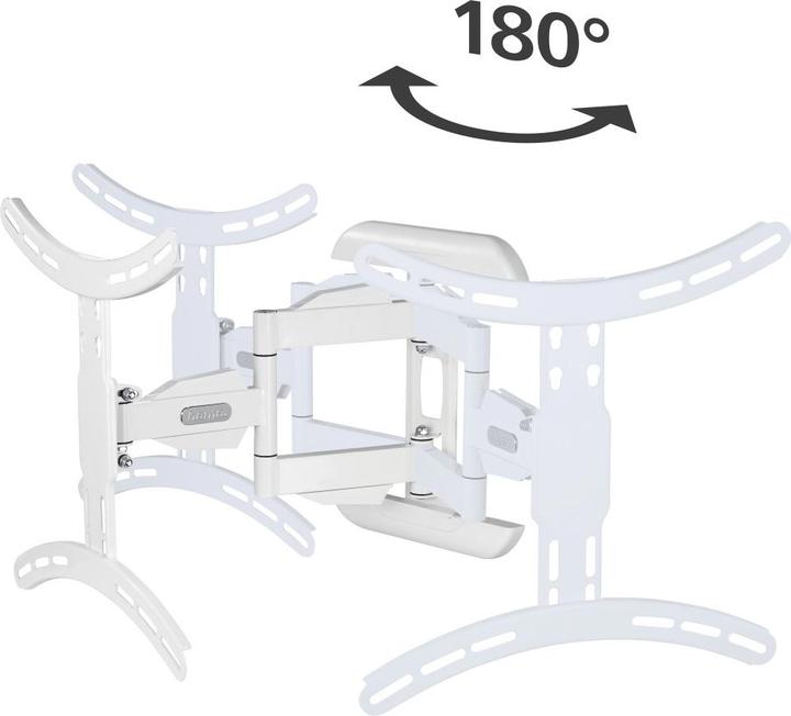 Image du produit Hama Support TV mural, pivotant, inclinable, extensible, 165 cm (65") à 35 kg (Mur, 165", 35 kg)