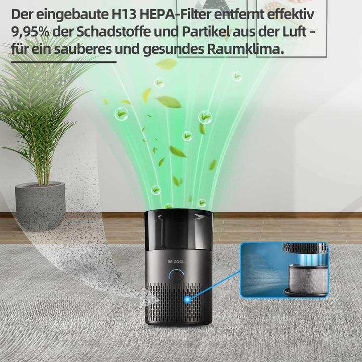 Immagine prodotto Be Cool Umidificatore e purificatore d'aria BE COOL con filtro Hepa 13 (50 m²)